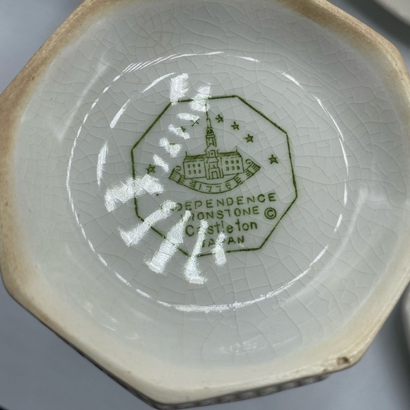 Independence Ironstone Castleton Japan White Tea Set - Picture 5 of 10